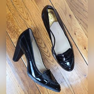 Cole Haan Black Patent Pumps 9.5B